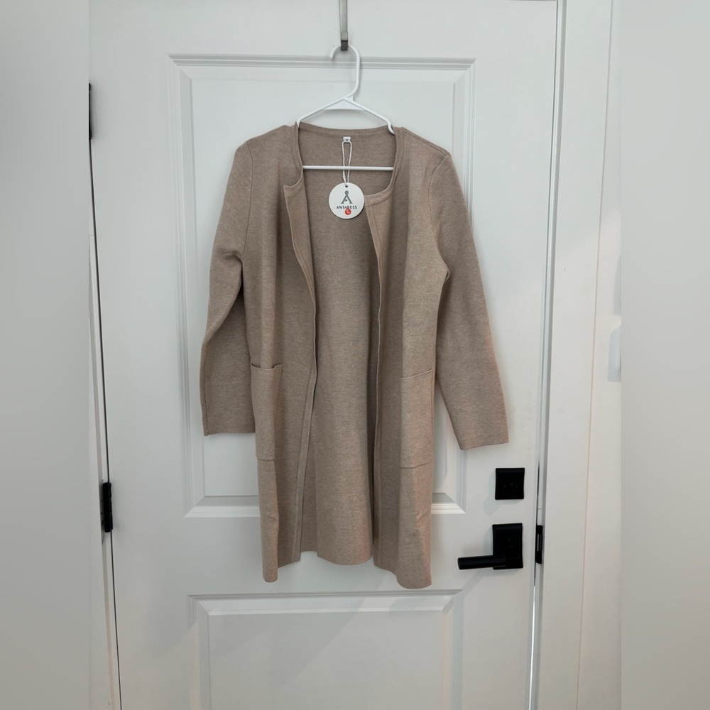 ANRABESS Cardigan Sweater - Picture 2 of 4